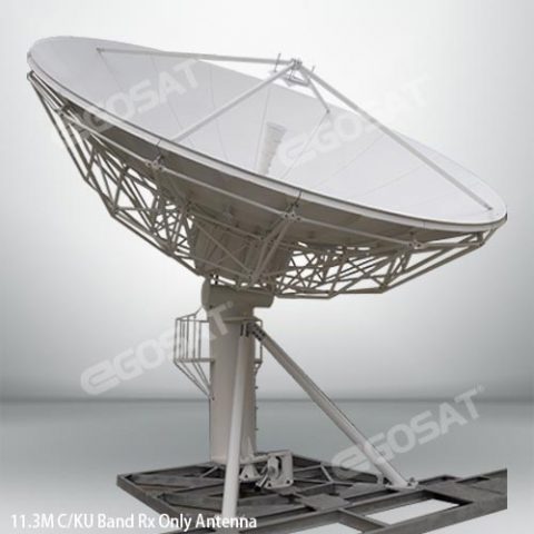 EGOSAT 11.3 m Rx only fixed antenna