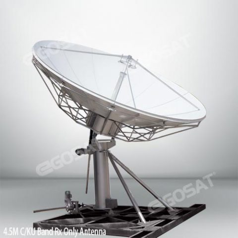 EGOSAT 4.5 meter TVRO antenna