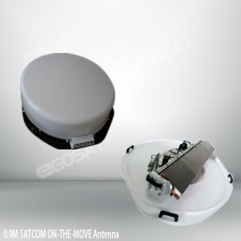 EGOSAT 0.9m satcom on-the-move antenna